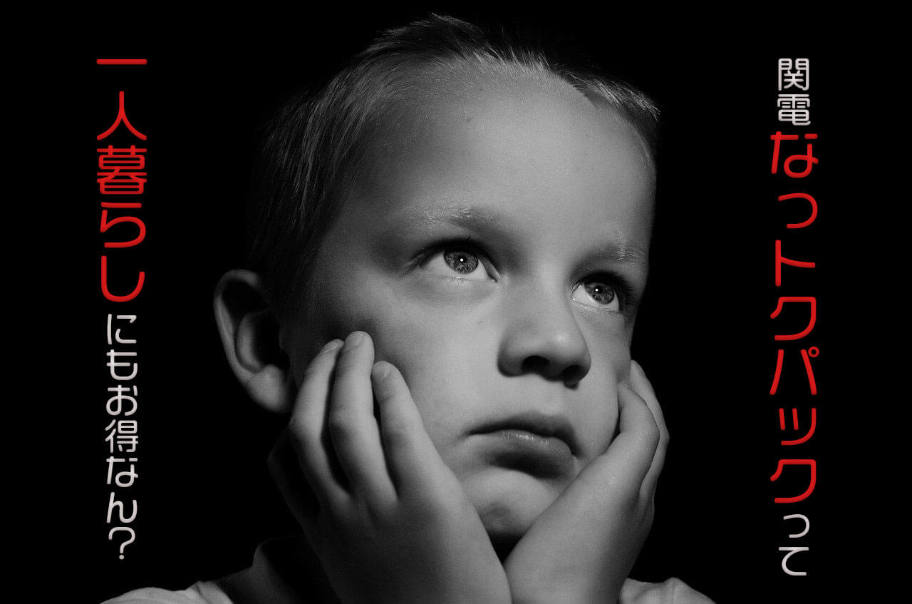 関西電力 なっトクパック は一人暮らしにもおすすめ メリット 注意点を全解説 電力自由化 新電力の評判 比較まとめ